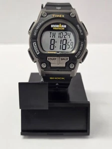 Orologio Digitale Timex Uomo Ironman Triathlon Shock T5K195 Resina Nera Quarzo 20ATM - Foto 1 di 15