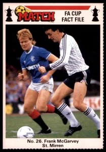Match FA Cup Fact File 1986 - Frank McGarvey (St Mirren) No. 26 - Picture 1 of 2