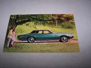 1968 FORD THUNDERBIRD FOUR DOOR LANDAU Postcard - Picture 1 of 2