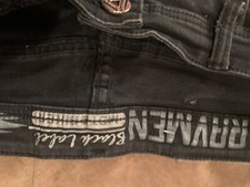 Raven Mens Stretch Slim Fit Jeans Skinny Fashionable 5 Pocket Denim Pants,ripped