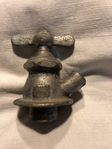 Antique Cast Iron Faucet Tap Outside Works Cover