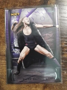 2021 Topps WWE Undisputed PETE DUNNE PURPLE #56/99 NXT Butch Bruiserweight - Picture 1 of 2