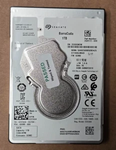 Seagate Dell 2.5" SATA III HDD 2C5G4 ST1000LM049 1TB 7.2K 128MB inc VAT - Afbeelding 1 van 4