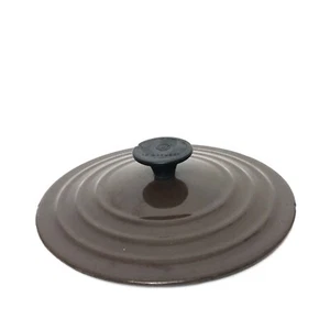 Le Creuset Chocolate Brown Cast Iron Lid 7.625” Size B (LID ONLY) - Picture 1 of 7