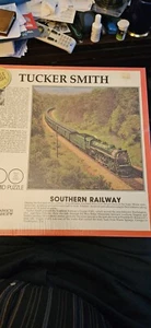 NIB* SEALED 600 pc F.X. SCHMID Puzzle “TUCKER SMITH” SOUTHERN RAILWAY* TRAINS - Picture 1 of 1