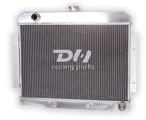 3 Row Aluminum Radiator For 72-86 Jeep CJ CJ5 CJ7 2.2-5.0L Chevy V8 Conversion - Foto 1 di 11