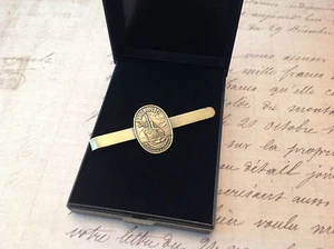 TITANIC TIE SLIDE IN A BOX COLLECTABLE WHITE STAR LINE - Picture 1 of 2