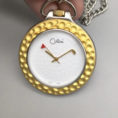 Reloj Collar Colgante Colibri Golf Mujer 47mm Tono Plata con Cadena Foto 1 de 4