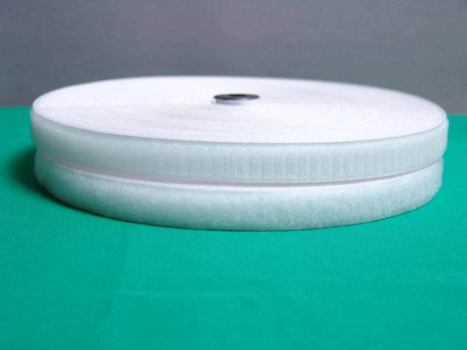 0,99-68 €/m Selbstklebend Klettband Haken & Flausch Breite 20-150 mm Farbe Weiß  - Bild 1 von 1