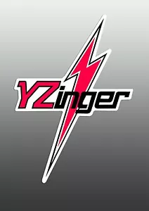 YAMAHA PW50 Y-ZINGER DECAL GRAPHIC EURO WHITE COLORATION - Picture 1 of 1