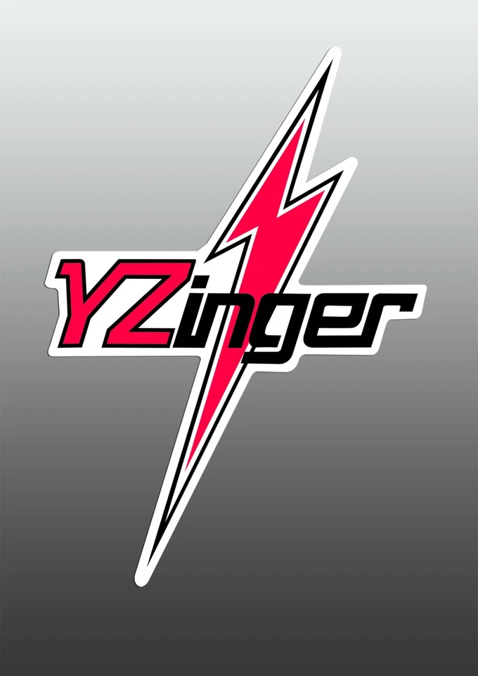 YAMAHA PW50 Y-ZINGER DECAL GRAPHIC EURO WHITE COLORATION - Image 1 of 1