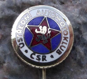Antique Czechoslovakia CSSR AMK Automotoklub AAA Association Car Club Pin Badge - Picture 1 of 2