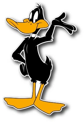 DAFFY DUCK LOONEY TUNES CARTOON DECAL STICKER USA CAR TRUCK VEHICLE WINDOW WALL - Image 1 of 4