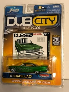 JADA DUB CITY OLDSKOOL 1961 CADILLAC GREEN 1:64 WAVE 11 W11 111      #23 - Picture 1 of 5