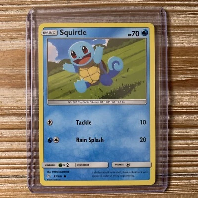 Squirtle 23/181 Team Up Common Pokemon Card 2019 Near Mint - Image 1 of 2