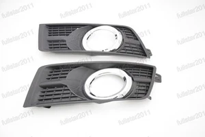 Par de cubiertas de bisel de faros antiniebla para parachoques delantero para Cadillac SRX 2010-2015 - Imagen 1 de 2
