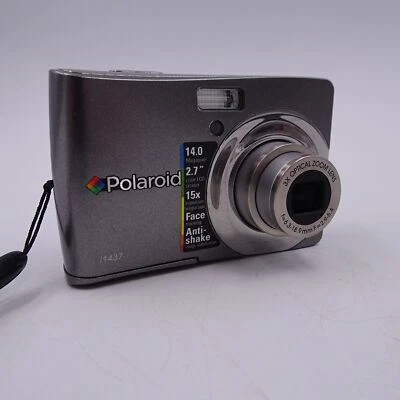 Polaroid i1437 Digitalkamera Digicam silber 14 MP Zustand gut - Bild 1 von 4
