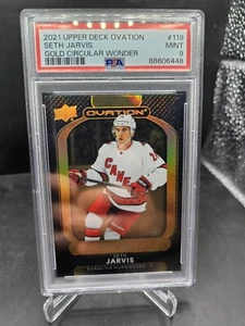 Seth Jarvis Golden Circular Wonder Rookie Psa 9 Card POP 1 2021-22 Ovation Ssp - Picture 1 of 3