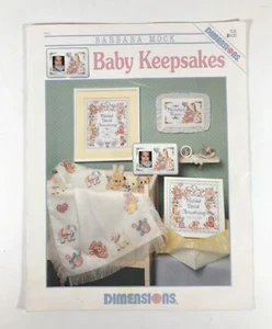 Baby Keepsakes Barbara Mock Cross Stitch Chart Book Dimensions #210 1992 - Picture 1 of 5