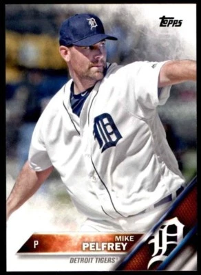 2016 Topps #642 Mike Pelfrey Detroit Tigers - Image 1 of 2