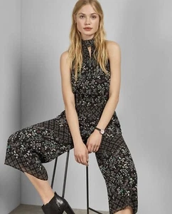 Ted Baker Marcila Hazel High Neck Wide Leg Jumpsuit - Picture 1 of 8