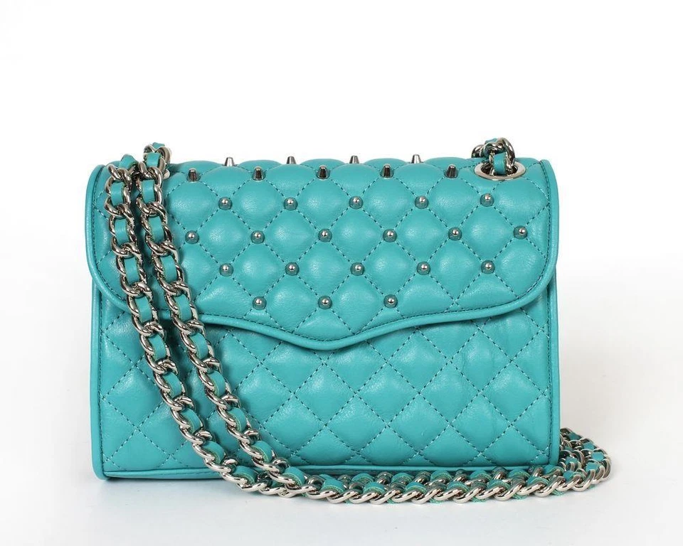 Rebecca Minkoff Quilted Mini Affair W/ Studs Crossbody Bag H324e001s