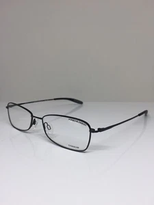 NEW PORSCHE DESIGN P6009 EYEGLASSES C. Matte Black P 6009 Titanium Eyewear 52mm - Picture 1 of 12