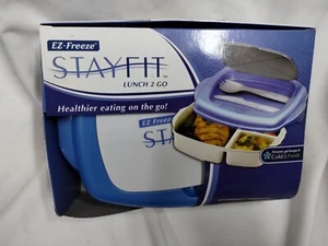 Contenedor de 2 GB para almuerzo Stay-Fit, congelación EZ - Imagen 1 de 4