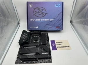 MSI MPG Z790 CARBON WiFi LGA 1700 ATX Intel Motherboard READ/FOR PARTS - Afbeelding 1 van 9