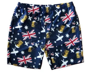 Joe & Co Mens Size 7XL Aussie Beer Surf Swim Shorts Board Boardshorts Big Boy - Bild 1 von 5