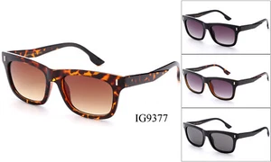 12 pares de gafas de sol nuevas de plástico inspiradas en la moda de colección para mujeres y hombres a granel $3/par - Imagen 1 de 1