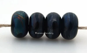 Gunmetal Sparkle -Handmade Lampwork Glass Beads #1728 - Picture 1 of 2