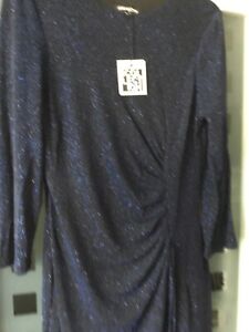 THE COLLECTION BLUE GLITTER DRESS   SIZE. 12 BNWT