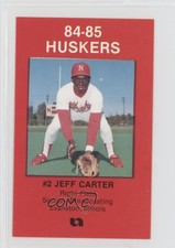 1984-85 Coca-Cola Nebraska Cornhuskers Police Jeff Carter #22