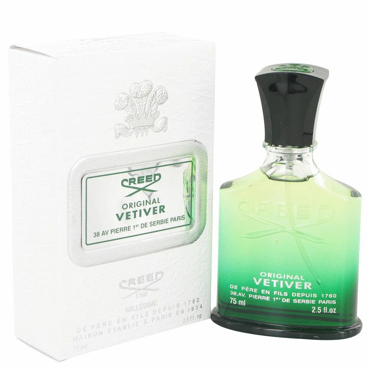 Original Vetiver by Creed 2.5 Oz Eau De Parfum 75 Ml Spray for Unisex