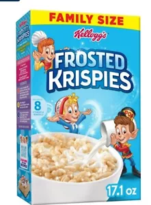 Kellogg's Family Size Frosted Krispies Breakfast Cereal 17.1 oz - Picture 1 of 1