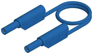 TEST LEAD, 4MM BANANA PLUG, BLUE, 500MM, Banana Test Leads | 934168102 - Picture 1 of 2
