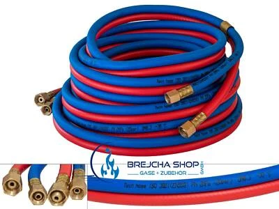 Acetylen Sauerstoff Schlauch 10m/15m/20m Zwillingsschlauch Autogenschlauch 6x6mm - Bild 1 von 4