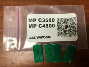4 Toner Reset Chip für Ricoh Aficio MP C3500, MP C4500 Farbdrucker Mine - Bild 1 von 2