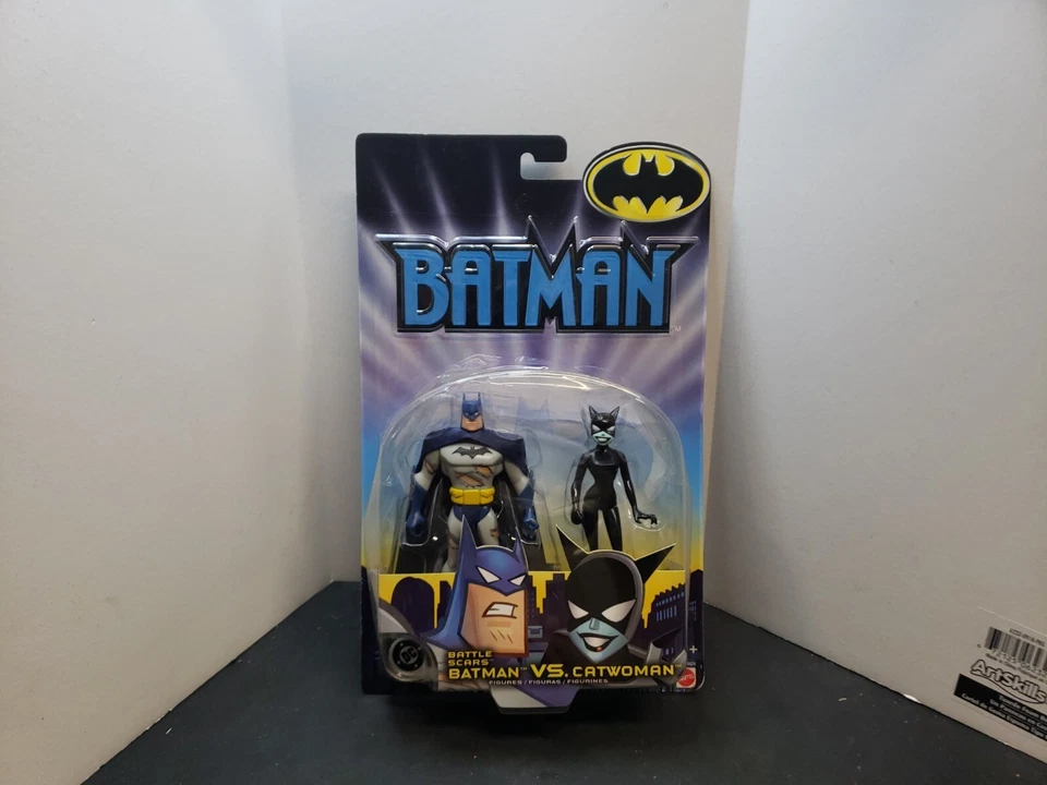 Batman VS Catwoman Battle Scars 2002 MIB Mattel Toy DC Comics R4