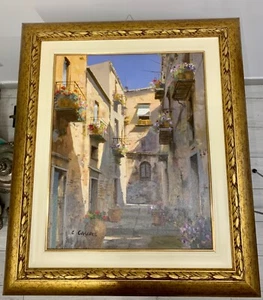 C. Cascone ORIGINALE quadro olio su tela - Foto 1 di 4