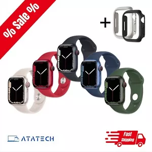 Apple Watch Series 7 GPS+Cellular 41mm + Case + Sport Band OpenBox (Excellent) - Picture 1 of 17
