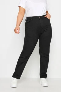 Yours Curve Women's Plus Size Straight Leg RUBY Jeans - Picture 1 of 25