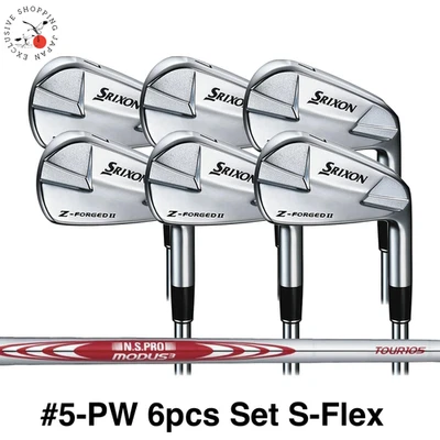 Dunlop SRIXON Z-Forged Ⅱ Iron Set #5-9,PW 6p Club MODUS3 TOUR 105 Steel S-Flex - Image 1 of 4