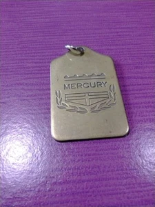 Mercury Gold Colored Metal Key Chain - Picture 1 of 8