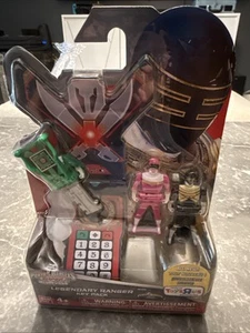 Paquete de llaves Bandai Power Rangers Super Megaforce Legendary Ranger rosa dorado verde - Imagen 1 de 2
