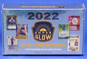 2022 SUPER GLOW ONE TIME EDITION BOX W/1 AUTOGRAPH GLOW CARD - Picture 1 of 3