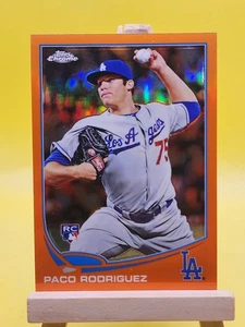 2013 Topps Chrome Orange Refractor #182 Paco Rodriguez Dodgers - Picture 1 of 2