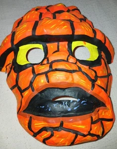 Scarsa maschera Ben Cooper Marvel's THE THING 1967 - Ben Grimm - Fantastic Four - Foto 1 di 6