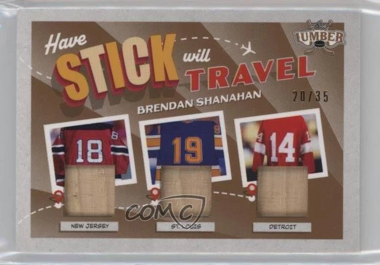 2021-22 Leaf Lumber Have Stick Will Travel Bronze /35 Brendan Shanahan #HS-3 HOF - Image 1 of 2